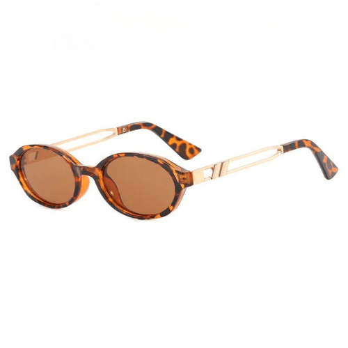 Élise Tortoiseshell Oval Sunglasses