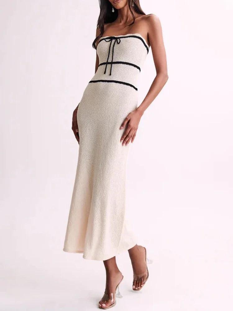 Solène Strapless Knit Dress