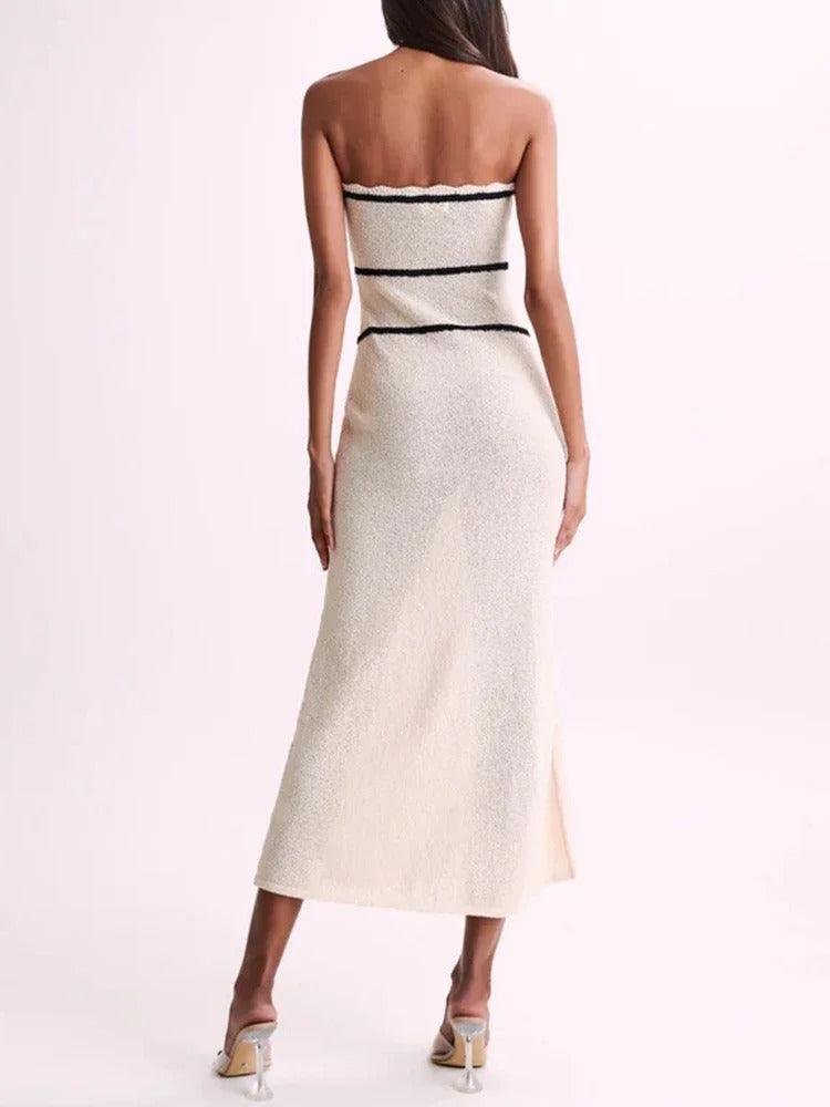 Solène Strapless Knit Dress