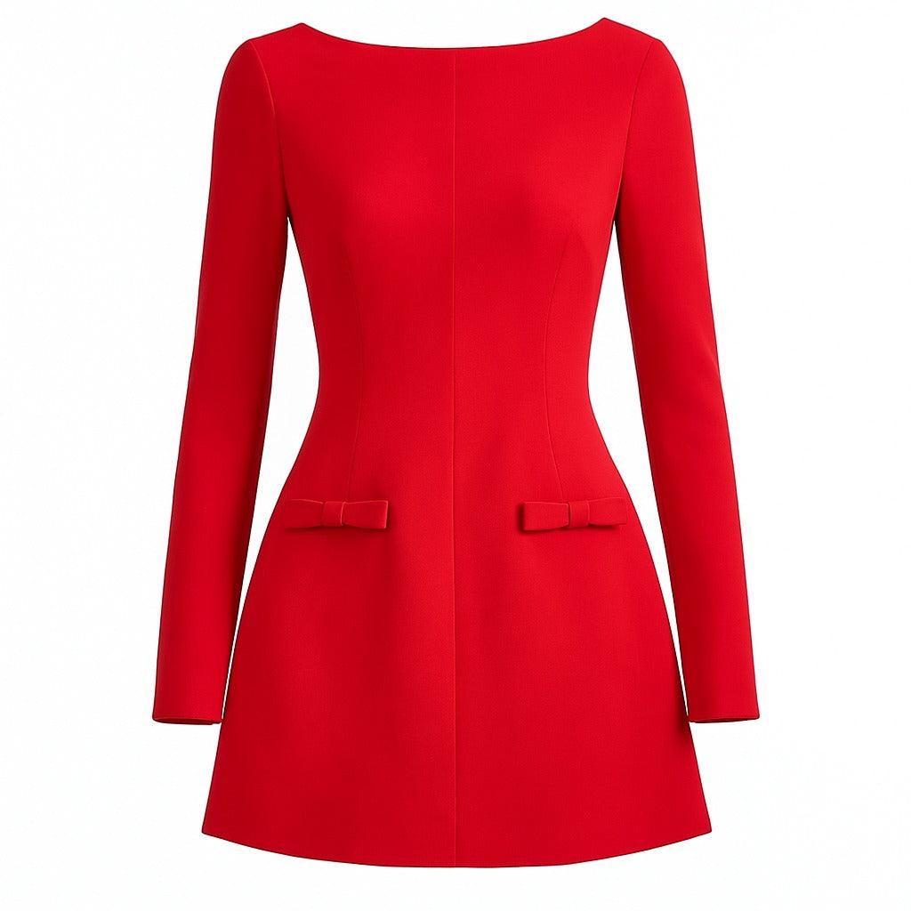 Véronique Structured Mini Dress