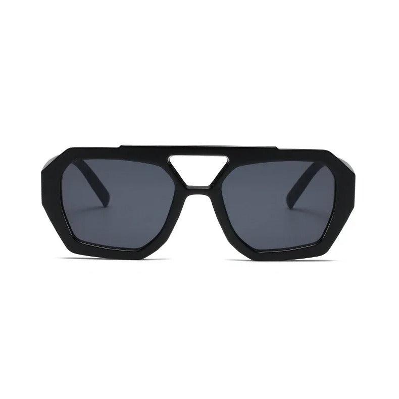 Astra Amber Geometric Sunglasses