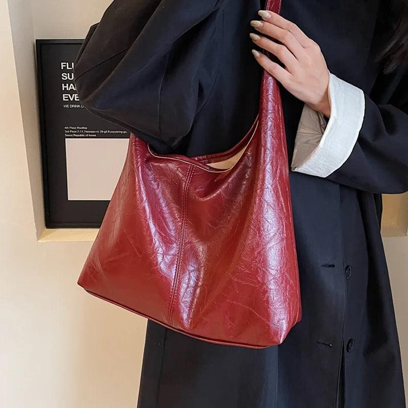 Harper Soft Leather Shoulder Bag