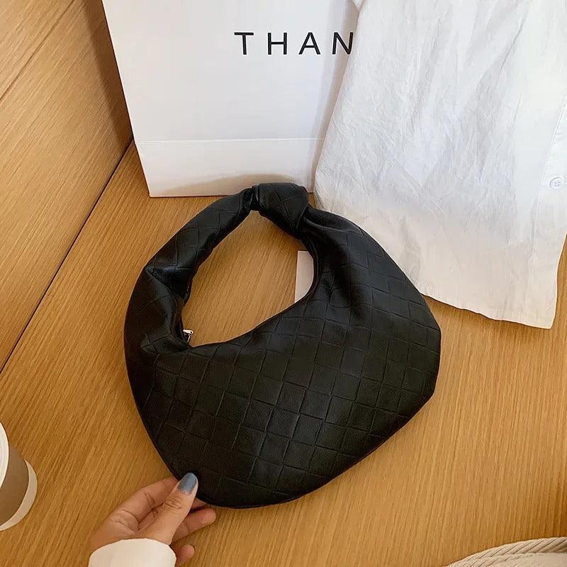 Luna Woven Hobo Mini Bag