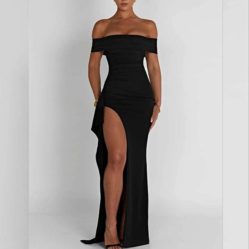 Serena Off-Shoulder Gown