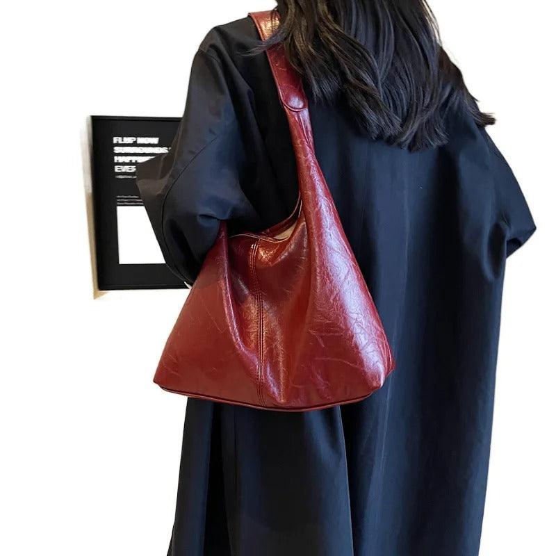 Harper Soft Leather Shoulder Bag