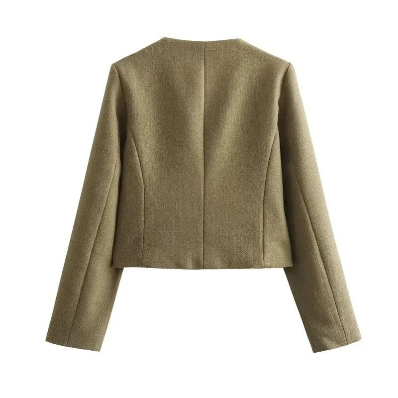 Sofia Cropped Utility Jacket