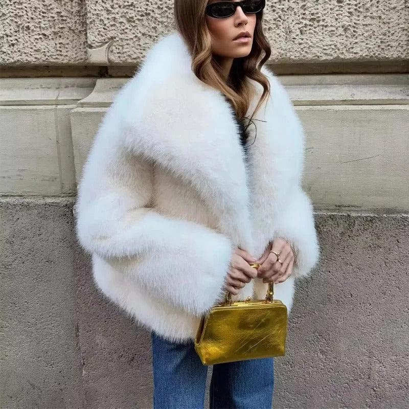 Arielle Faux Fur Oversized Coat