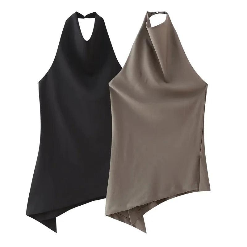 Lea Halter-Neck Wide-Leg Set
