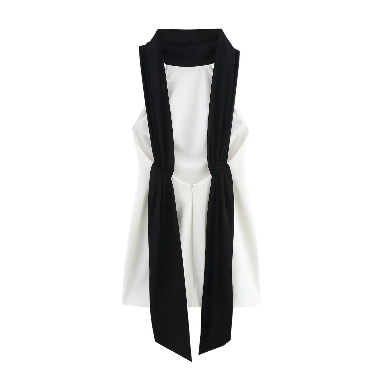 Celina Monochrome Bodycon Dress