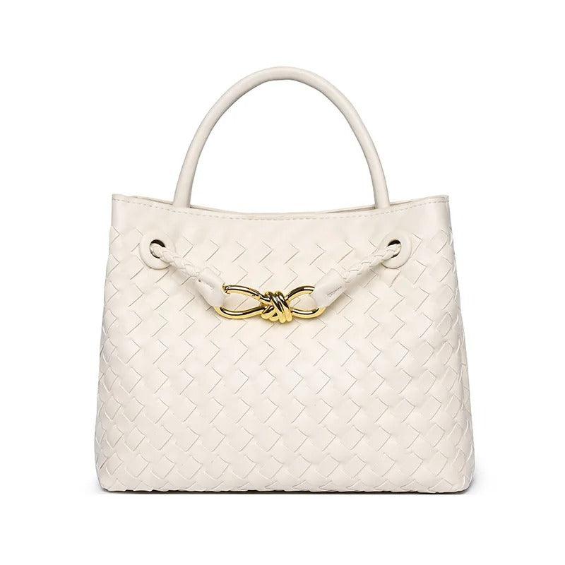 Serena Woven Knot Handle Bag