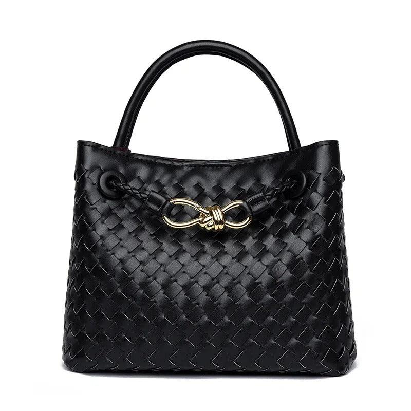 Serena Woven Knot Handle Bag