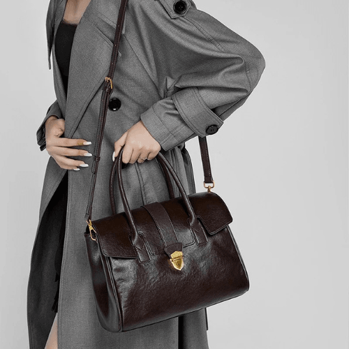 Isadora Structured Leather Bag