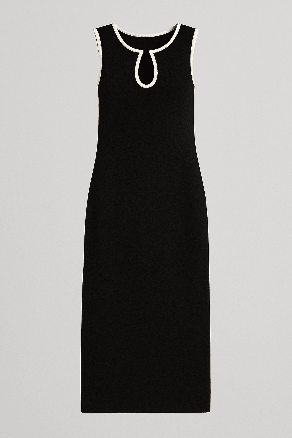 Noir Curve Midi Dress
