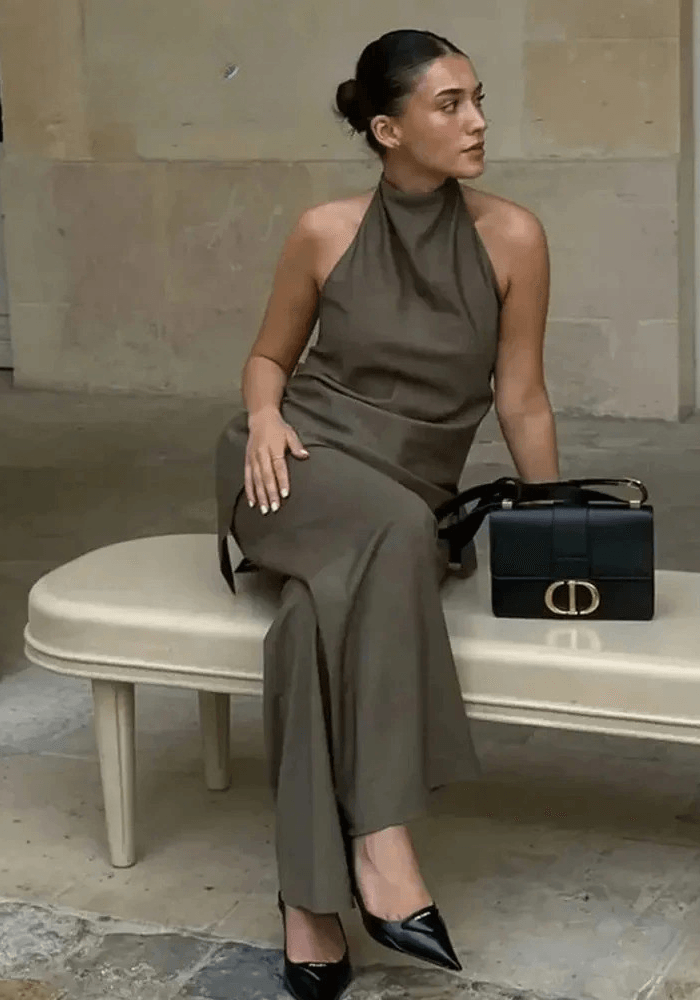 Lea Halter-Neck Wide-Leg Set
