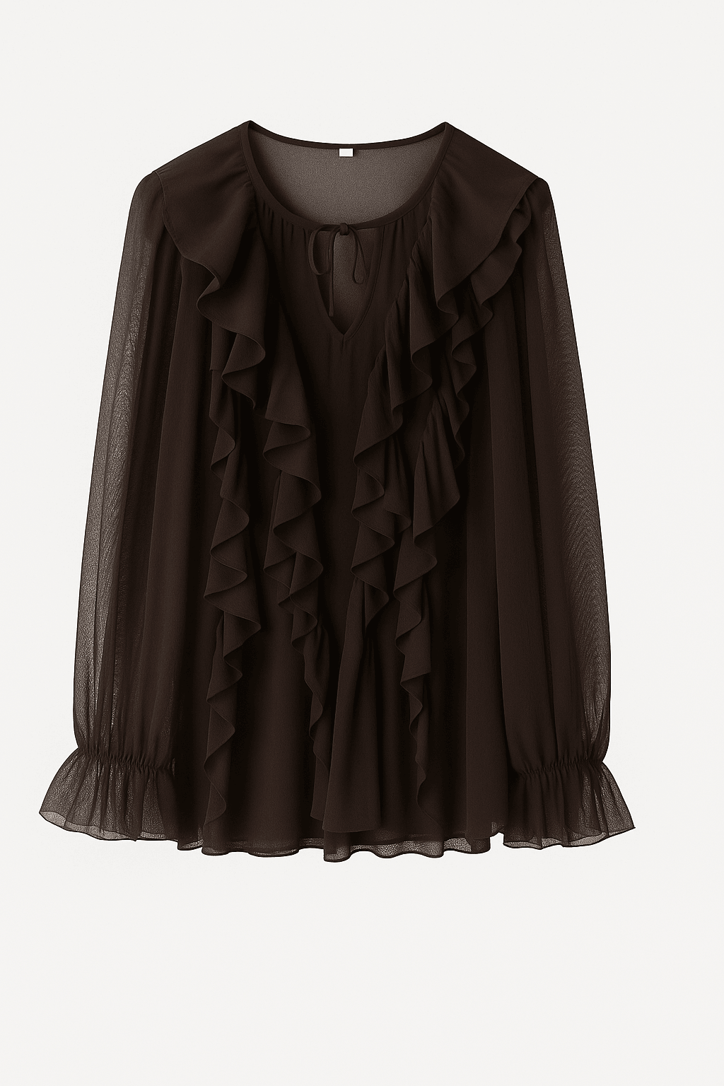 Aurora Ruffle Chiffon Dress