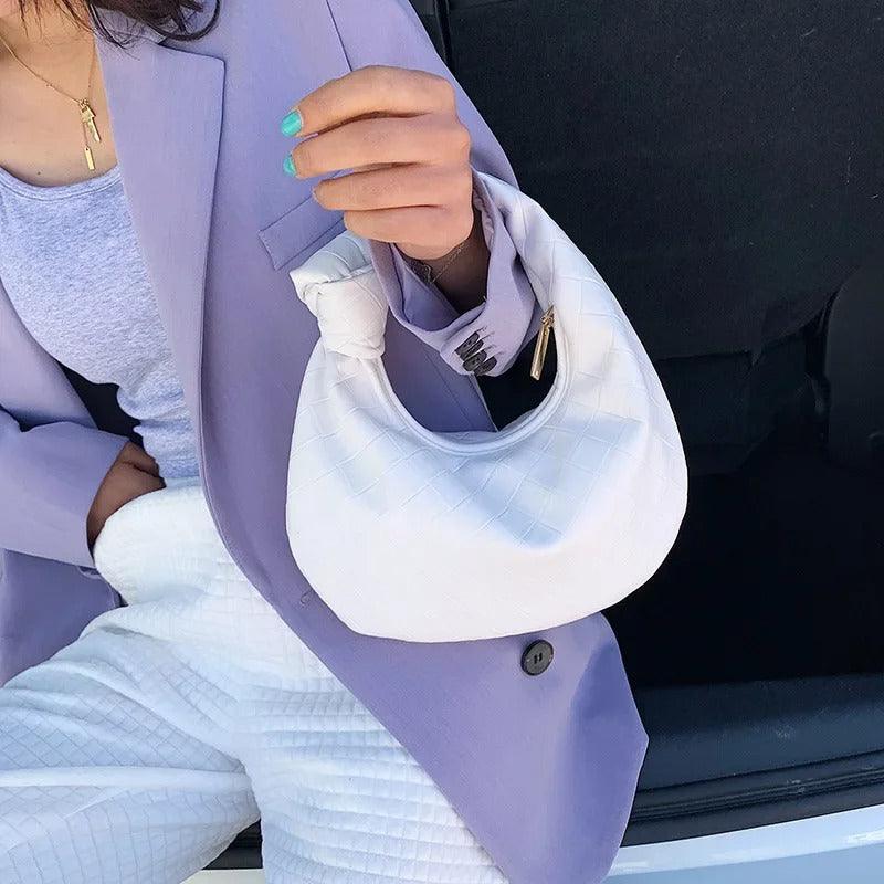 Luna Woven Hobo Mini Bag