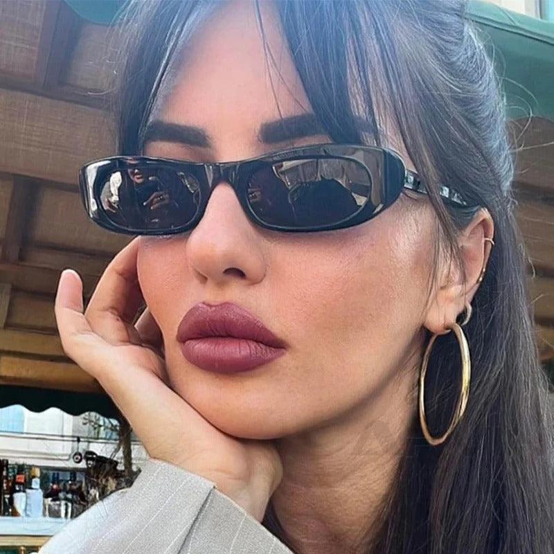 Léa Oval Tortoiseshell Micro Sunglasses