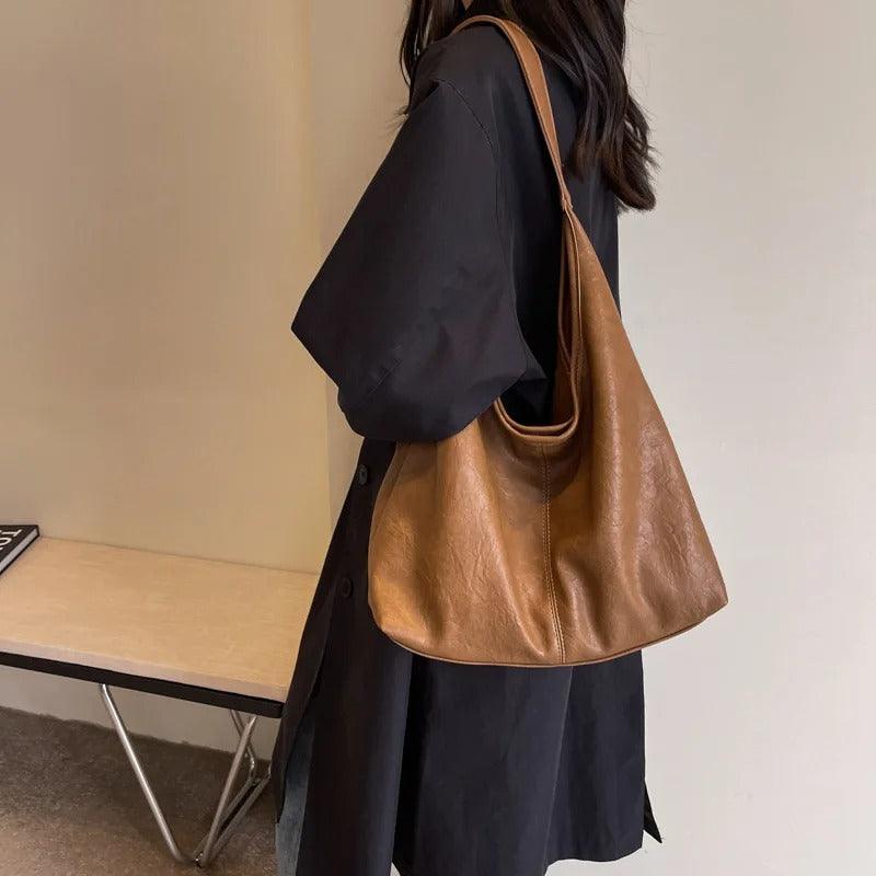 Harper Soft Leather Shoulder Bag