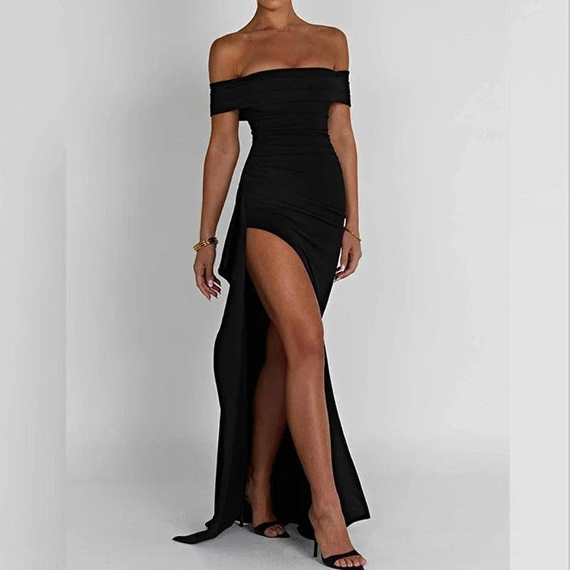 Serena Off-Shoulder Gown